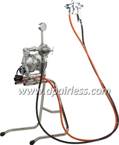 double diaphragm pump with w101 spray gun for automotive furniture