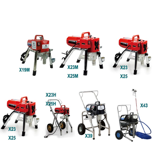 Compare DP Xpro series airless paint sprayers – electric piston