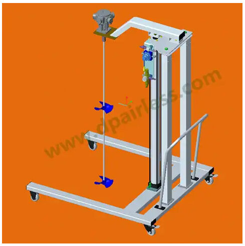 DP New Customized Pneumatic Paint mixer for different mix application