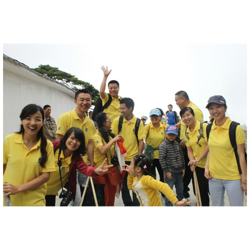 All the sales team traveled to HUANG SHAN mountain