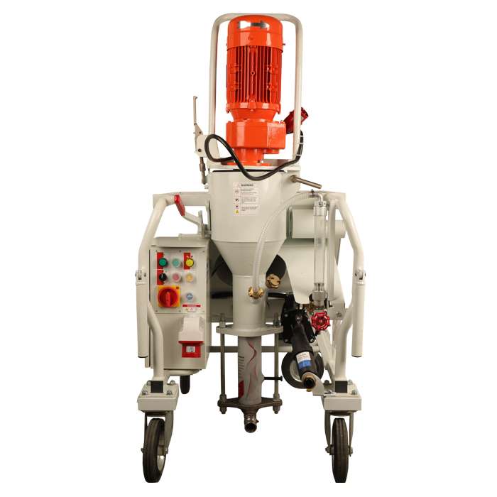 M6 Plaster Spraying Pump with Mixer Compressor and Water pump - Image 5