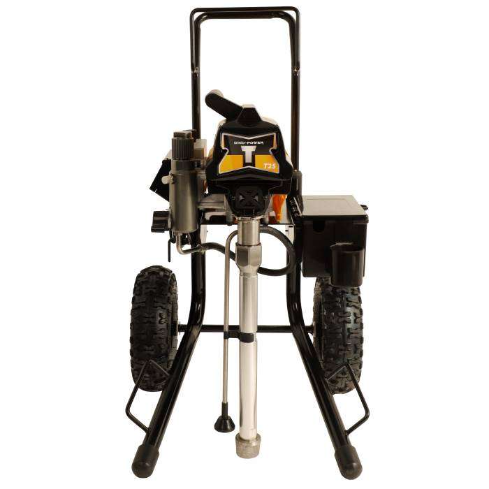 T25H Electric Airless Sprayer with static v-packing 2.4L/min Hi-trolley - Image 3